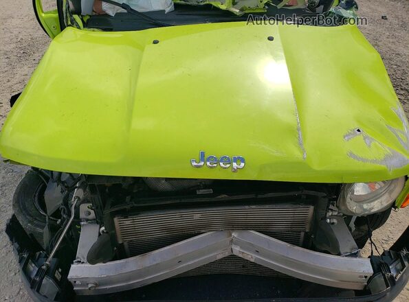 ZACCJBAB0JPG92567 2018 JEEP RENEGADE Green Սալոնի հետևի տեսք