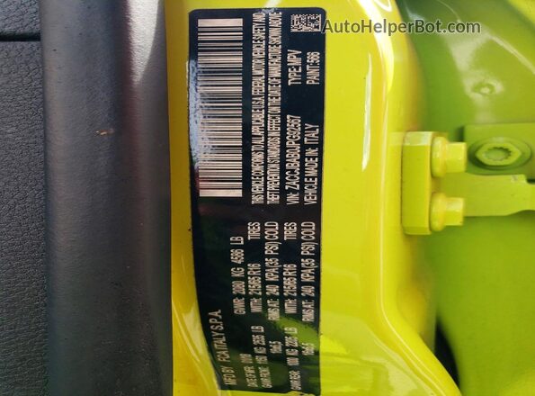 ZACCJBAB0JPG92567 2018 JEEP RENEGADE Green Շարժիչի բաժամունքի տեսք