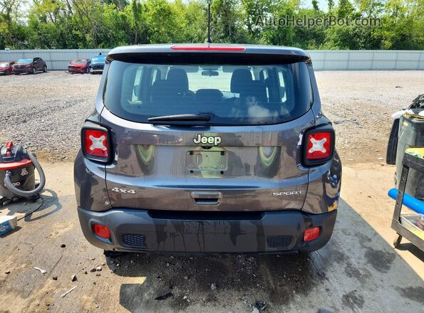 ZACCJBAB0JPH99778 2018 JEEP RENEGADE Серый Вид сзади