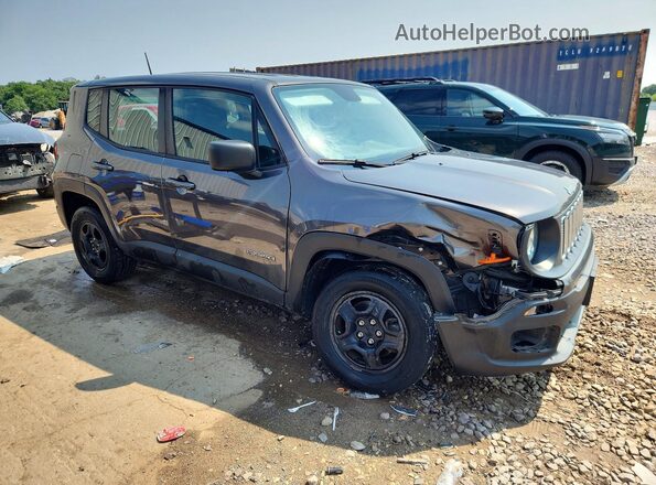 ZACCJBAB0JPH99778 2018 JEEP RENEGADE Серый Передняя правая четверть