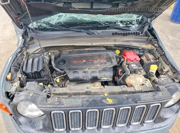 ZACCJBAB0JPJ00940 2018 JEEP RENEGADE Blue Widok wnętrza z tyłu