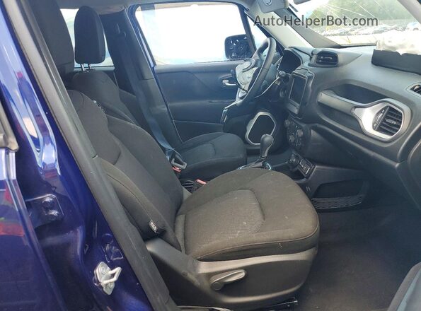ZACCJBAB1JPJ42162 2018 JEEP RENEGADE Синий Вид салона спереди