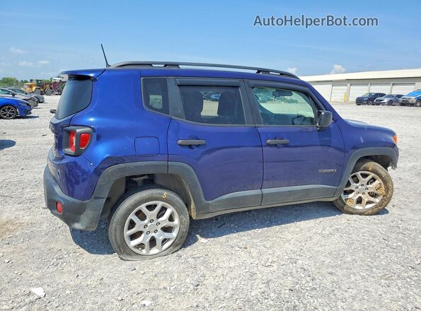 ZACCJBAB1JPJ42162 2018 JEEP RENEGADE Синий Задняя правая четверть
