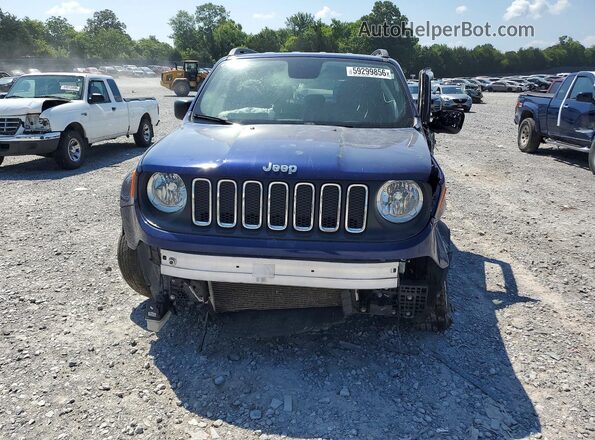 ZACCJBAB1JPJ42162 2018 JEEP RENEGADE Синий Вид спереди