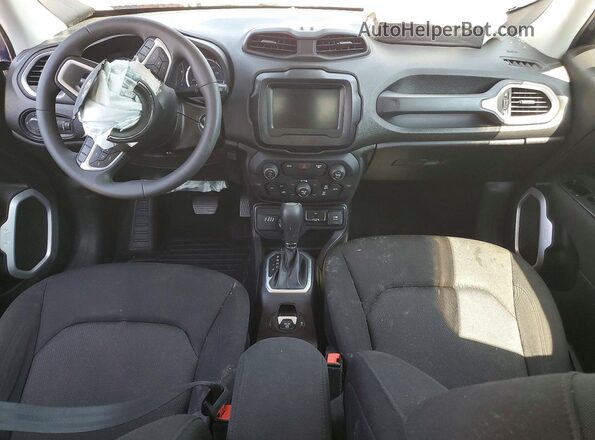 ZACCJBAB1JPJ42162 2018 JEEP RENEGADE Синий Вид панели приборов