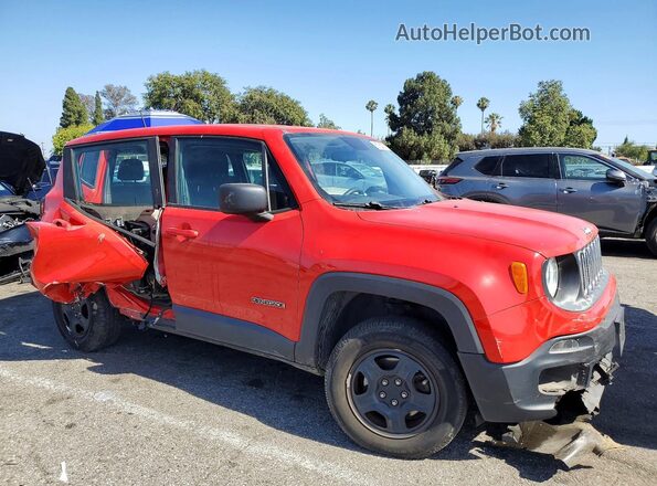 ZACCJBAB2HPG05729 2017 JEEP RENEGADE Красный Передняя правая четверть