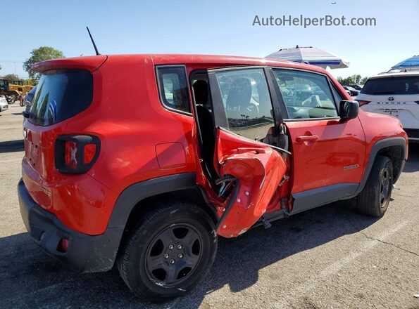 ZACCJBAB2HPG05729 2017 JEEP RENEGADE Красный Задняя правая четверть