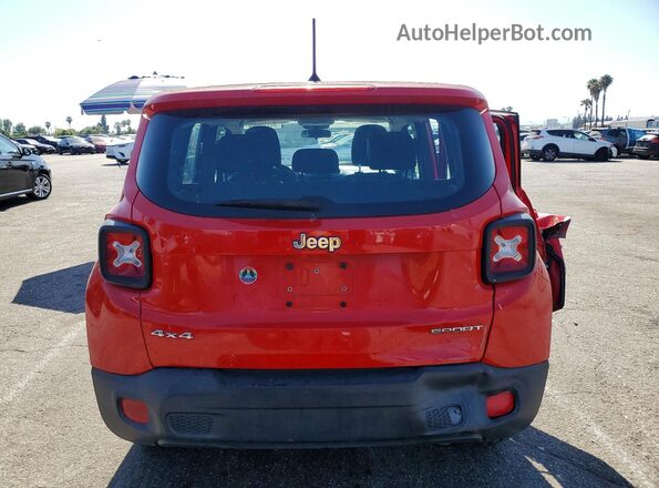ZACCJBAB2HPG05729 2017 JEEP RENEGADE Красный Вид сзади