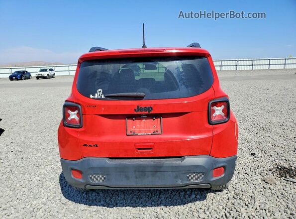 ZACCJBAB2JPJ16962 2018 JEEP RENEGADE Red Widok z tyłu