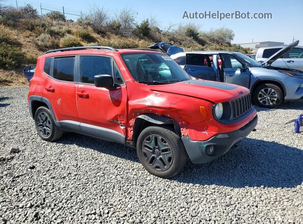 ZACCJBAB2JPJ16962 2018 JEEP RENEGADE Red Przód prawy