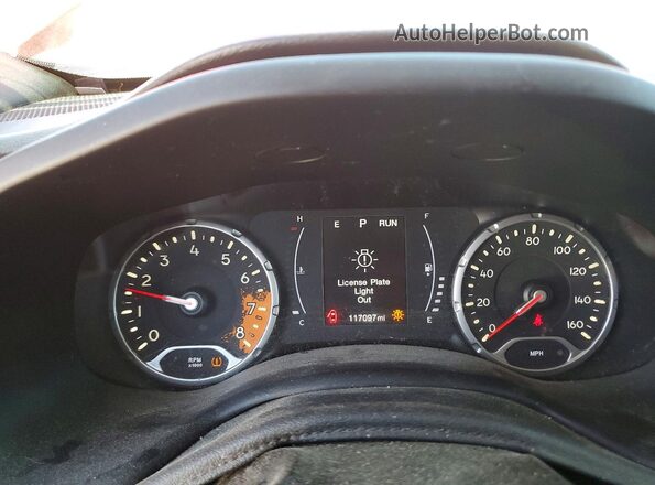 ZACCJBAB2JPJ16962 2018 JEEP RENEGADE Red Widok zestawu wskaźników