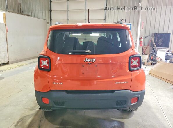 ZACCJBAB3HPG19042 2017 JEEP RENEGADE Red Вид ззаду
