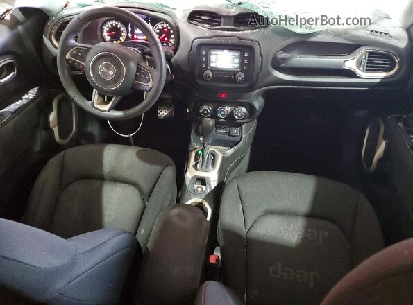 ZACCJBAB3HPG19042 2017 JEEP RENEGADE Red Вид панелі приладів