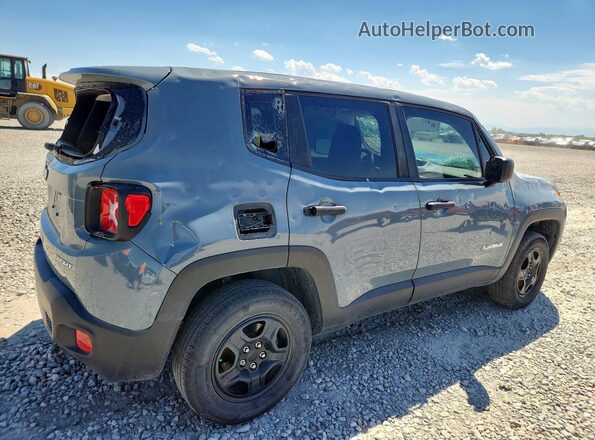 ZACCJBAB3JPH41745 2018 JEEP RENEGADE Серый Задняя правая четверть