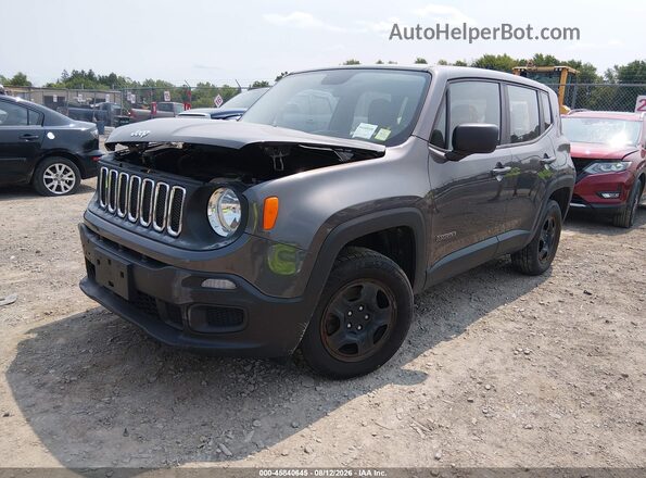 ZACCJBAB4HPG48887 2017 JEEP RENEGADE Gray Przód lewy