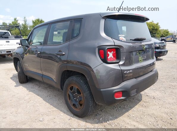 ZACCJBAB4HPG48887 2017 JEEP RENEGADE Gray Tył lewy