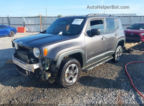 ZACCJBAB5JPH61544 2018 JEEP RENEGADE Gray წინა მარცხენა ხედი სამი მეოთხედიდან