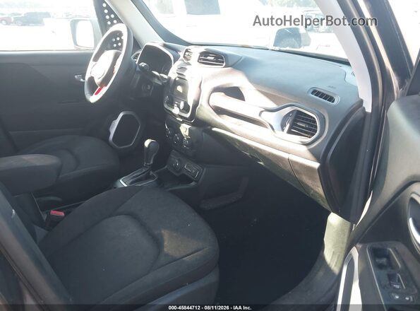 ZACCJBAB5JPH61544 2018 JEEP RENEGADE Gray წინა სალონის ხედი