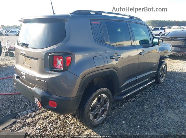 ZACCJBAB5JPH61544 2018 JEEP RENEGADE Gray უკანა მარჯვენა