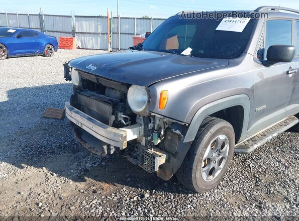 ZACCJBAB5JPH61544 2018 JEEP RENEGADE Gray წინა ხედი