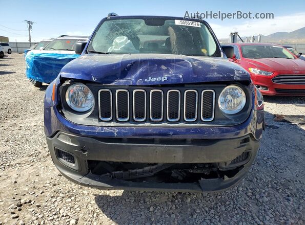 ZACCJBAB6HPG46459 2017 JEEP RENEGADE Синий Вид спереди