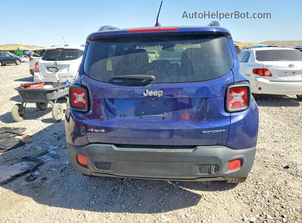 ZACCJBAB6HPG46459 2017 JEEP RENEGADE Синий Вид сзади