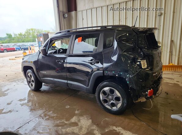 ZACCJBAB6JPH04611 2018 JEEP RENEGADE Black Trasero izquierdo