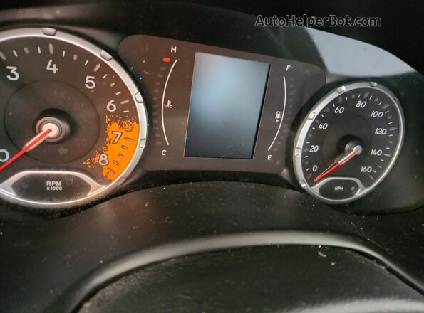 ZACCJBAB6JPH04611 2018 JEEP RENEGADE Black Vista del cuadro de instrumentos