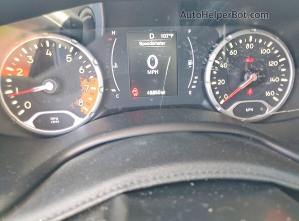 ZACCJBAB7JPH10109 2018 JEEP RENEGADE Black Սարքավորումների վահանակի տեսք