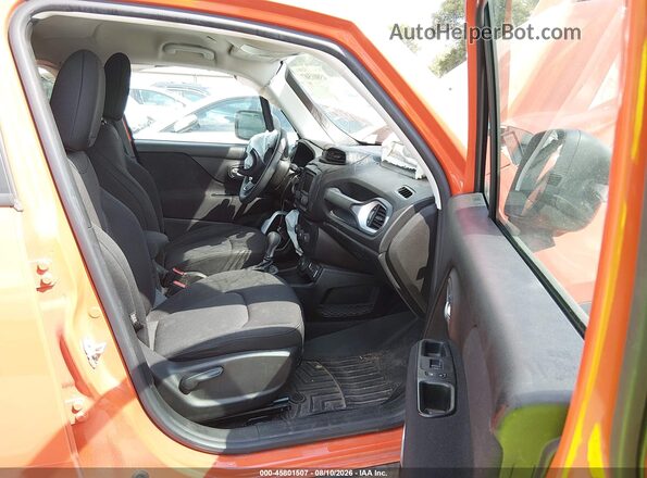 ZACCJBAB7JPJ42473 2018 JEEP RENEGADE Orange Vista interior delantera