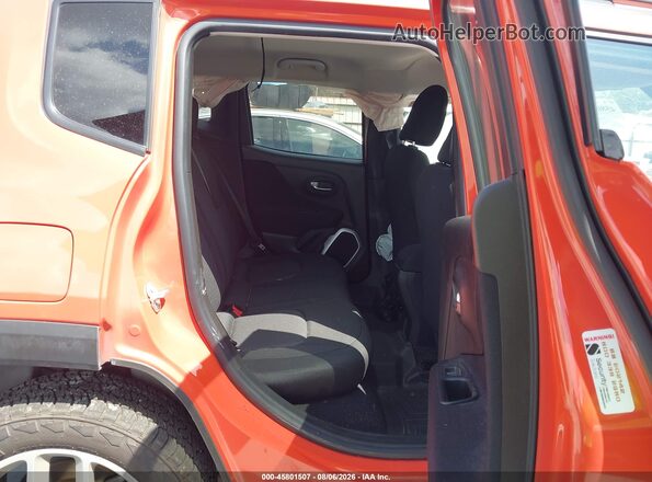 ZACCJBAB7JPJ42473 2018 JEEP RENEGADE Orange Vista de la etiqueta del VIN
