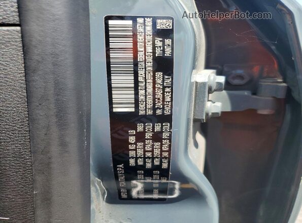 ZACCJBAB7JPJ46359 2018 JEEP RENEGADE Gray Widok naklejki z numerem VIN