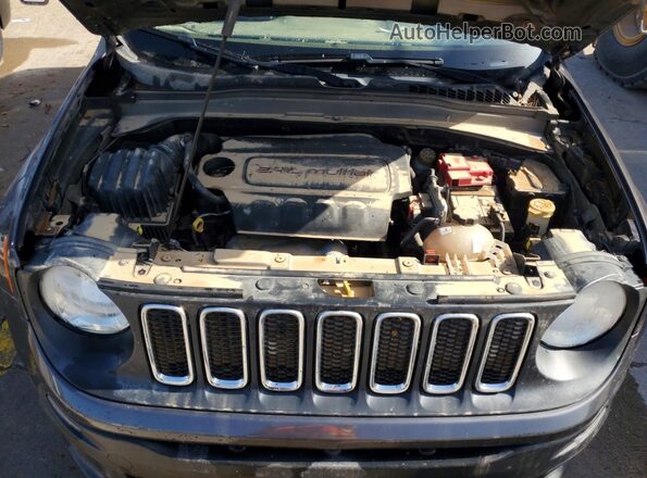 ZACCJBAB8JPH18414 2018 JEEP RENEGADE Серый Вид задней части салона