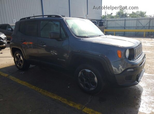 ZACCJBAB8JPH18414 2018 JEEP RENEGADE Серый Передняя правая четверть