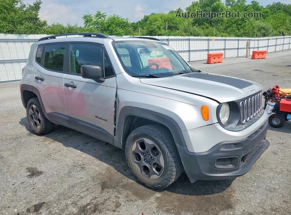 ZACCJBAB9JPH18566 2018 JEEP RENEGADE Silver Front right