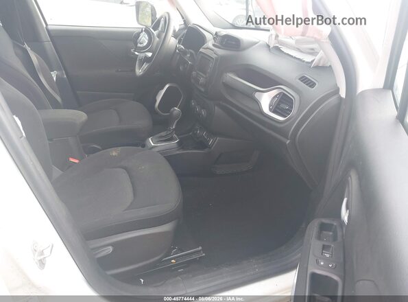 ZACCJBAB9JPH69386 2018 JEEP RENEGADE White წინა სალონის ხედი