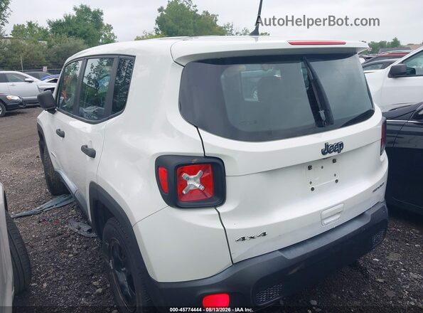 ZACCJBAB9JPH69386 2018 JEEP RENEGADE White უკანა მარცხენა