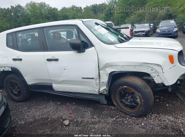 ZACCJBAB9JPH69386 2018 JEEP RENEGADE White ხელსაწყოთა პანელის ხედი