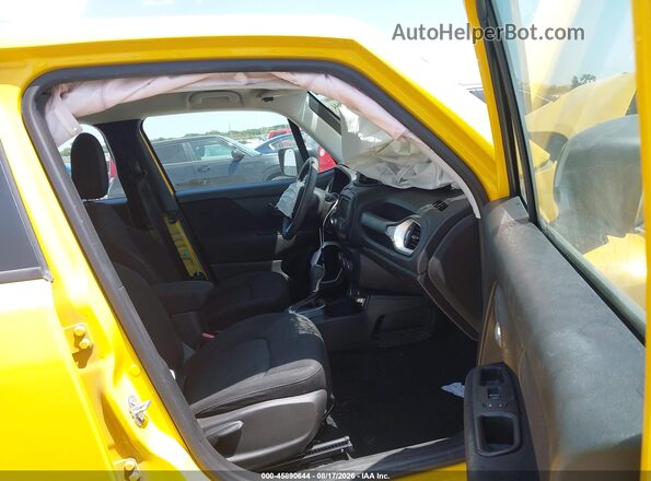 ZACCJBABXJPH09746 2018 JEEP RENEGADE Желтый Вид салона спереди