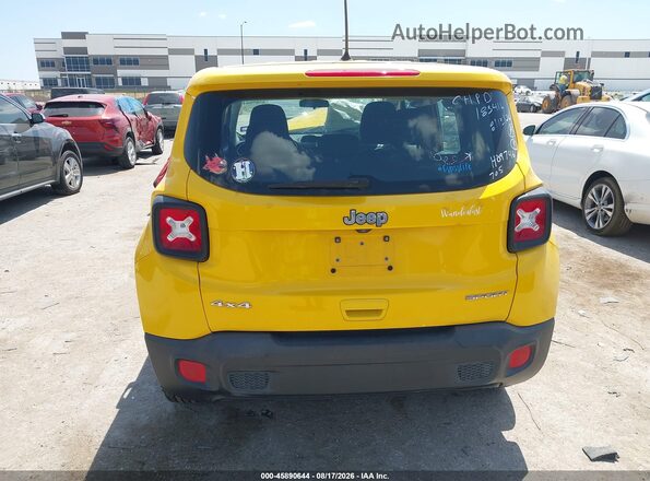 ZACCJBABXJPH09746 2018 JEEP RENEGADE Желтый 