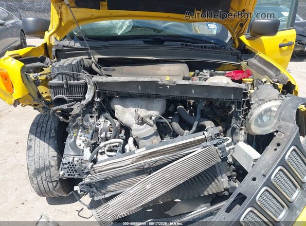 ZACCJBABXJPH09746 2018 JEEP RENEGADE Желтый Вид сзади