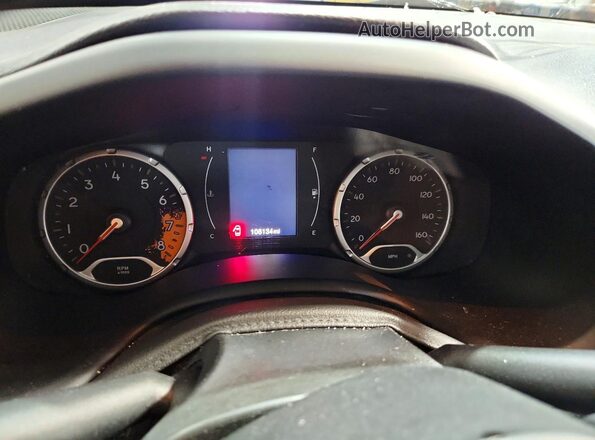 ZACCJBAH6HPE94560 2017 JEEP RENEGADE Blue Вид щитка приладів