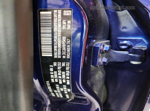 ZACCJBAH6HPE94560 2017 JEEP RENEGADE Blue Вид наклейки з VIN-кодом