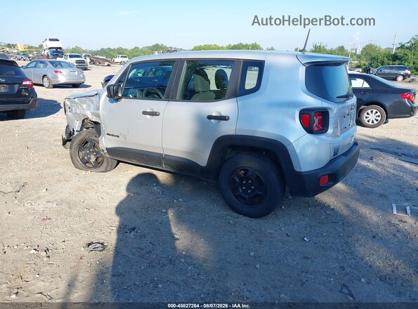 ZACCJBAH7JPH36911 2018 JEEP RENEGADE Silver Trasero izquierdo