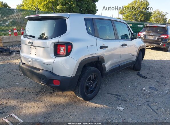 ZACCJBAH7JPH36911 2018 JEEP RENEGADE Silver Trasero derecho
