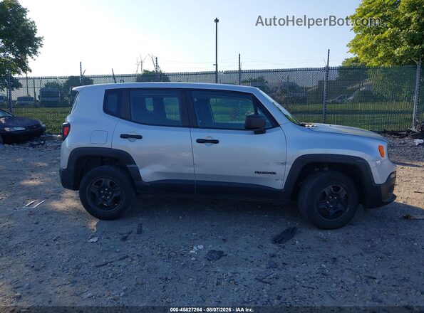 ZACCJBAH7JPH36911 2018 JEEP RENEGADE Silver Vista del cuadro de instrumentos