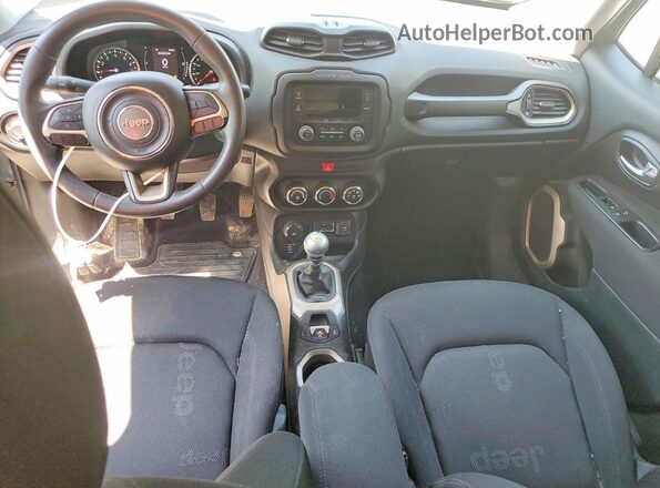 ZACCJBAH9HPF39278 2017 JEEP RENEGADE Gray Vista del salpicadero