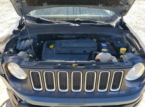 ZACCJBAHXJPH17687 2018 JEEP RENEGADE Gray უკანა სალონის ხედი