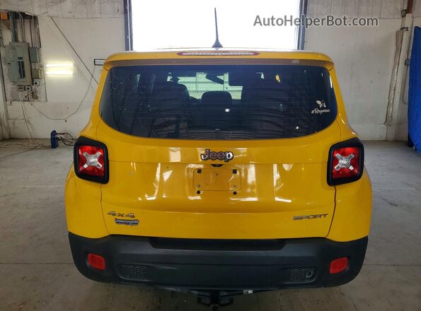 ZACCJBAT1GPC79039 2016 JEEP RENEGADE Yellow Вид ззаду