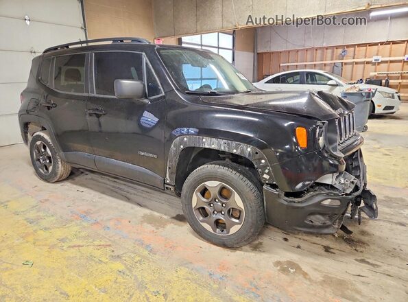 ZACCJBAT1GPD97026 2016 JEEP RENEGADE Black Առջևի աջ